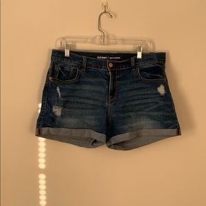 Old Navy boyfriend denim shorts size 12